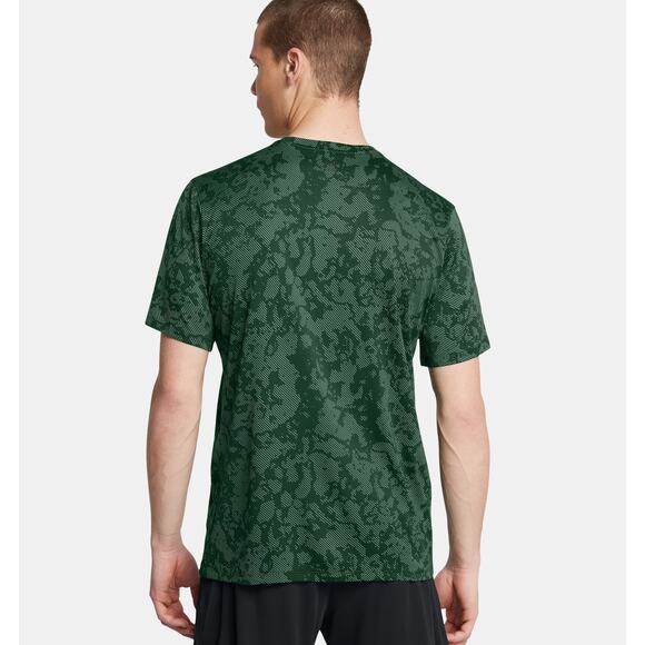 NWT Under Armour Men's UA Tech Vent Geode Short Sleeve in Forest Green sz Medium - Picture 2 of 6